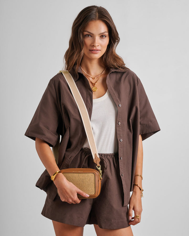 Katie Loxton Avery Raffia Small Crossbody Bag