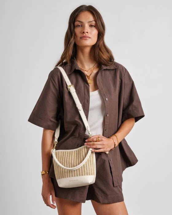 Katie Loxton Sorrento Raffia Bucket Bag