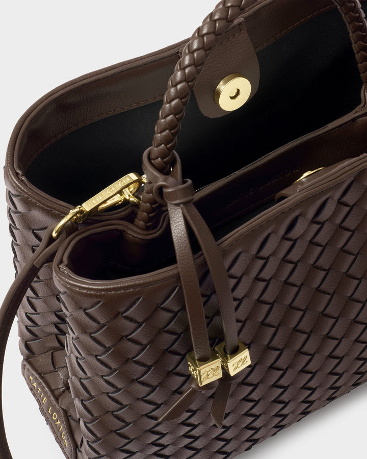 Katie Loxton Nova Hand Woven Top Handle Bag