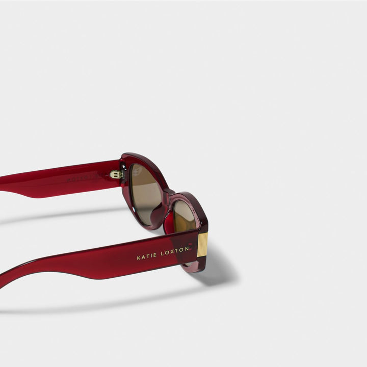 Katie Loxton Rimini Sunglasses Deep Red
