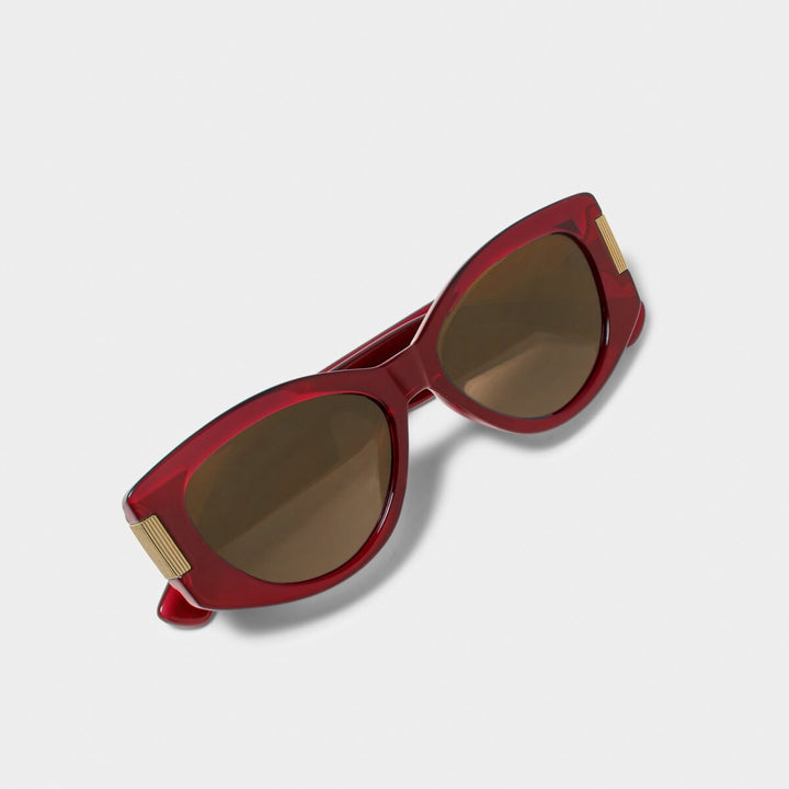 Katie Loxton Rimini Sunglasses Deep Red