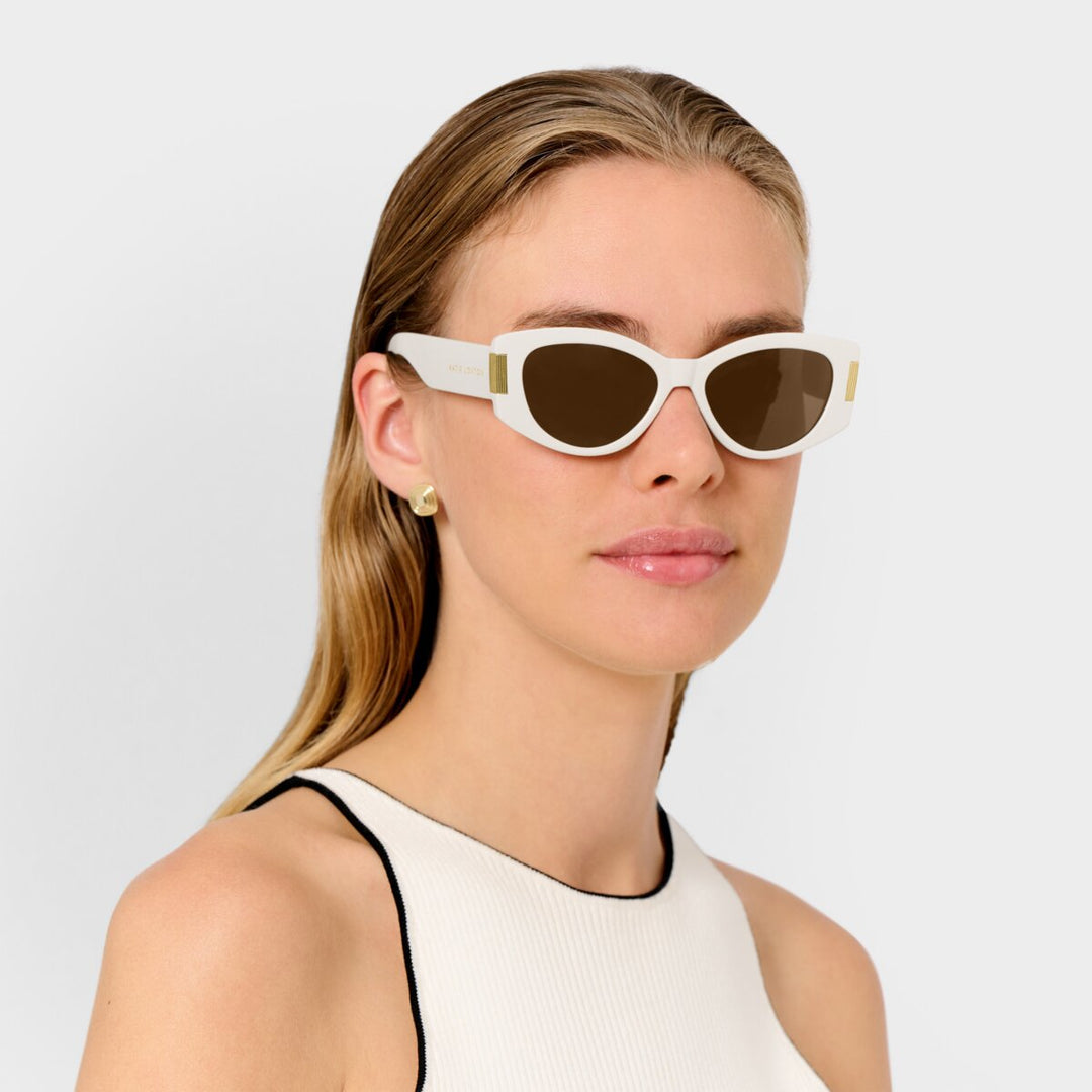 Katie Loxton Rimini Sunglasses Off White