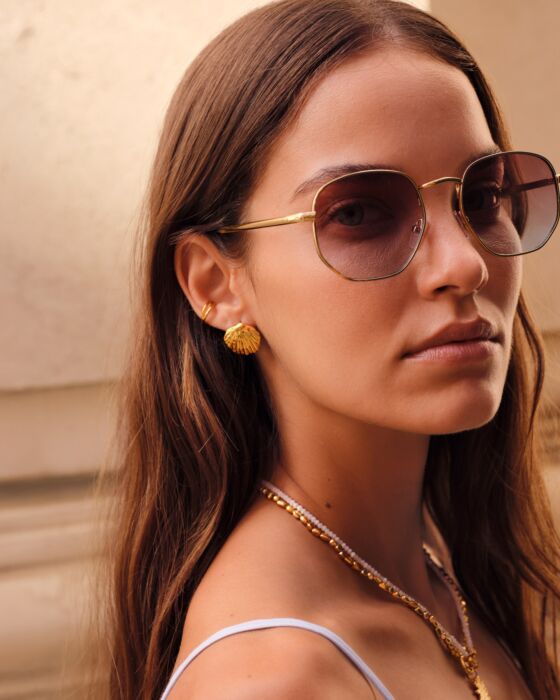 Katie Loxton Cali Round Square Sunglasses