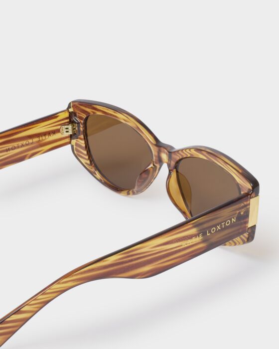 Katie Loxton Brown Rimini Cat-Eye Sunglasses