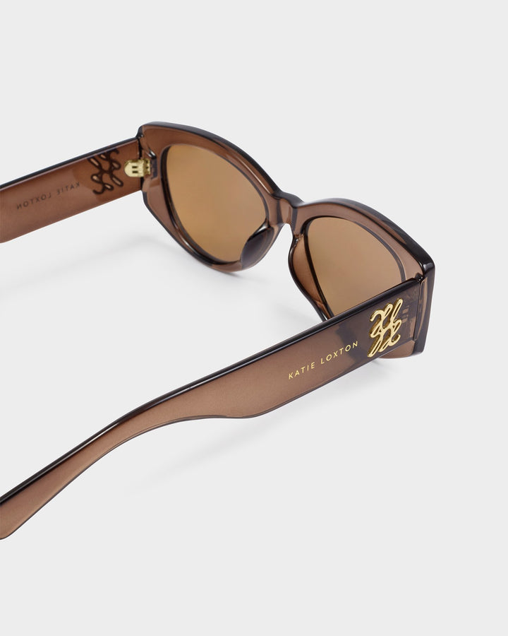 Katie Loxton Chocolate Rimini Cat-Eye Sunglasses
