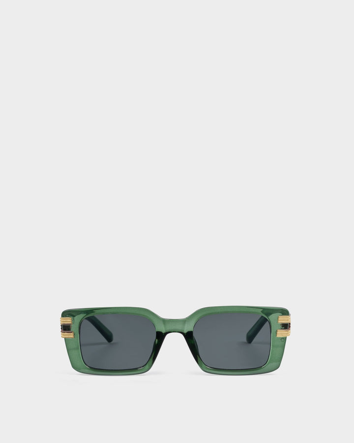 Katie Loxton Green Malibu Rectangle Sunglasses