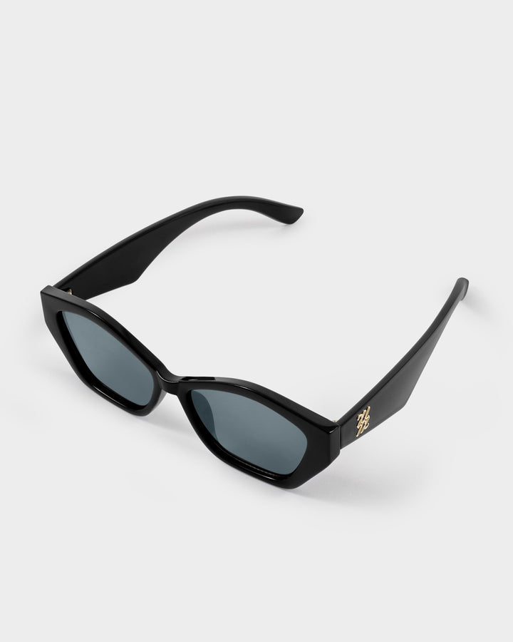 Katie Loxton Black Lindos Hexagon Sunglasses