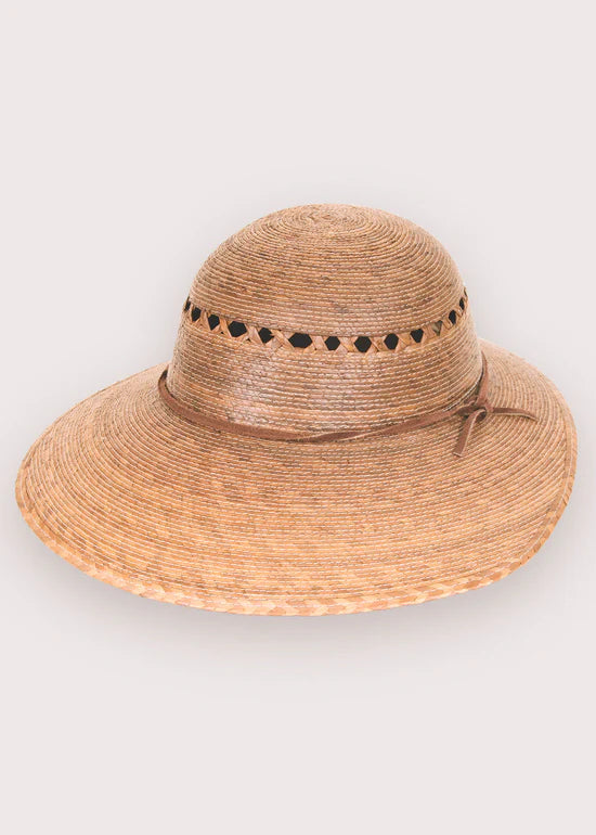 Laurel Lattice Straw Hat