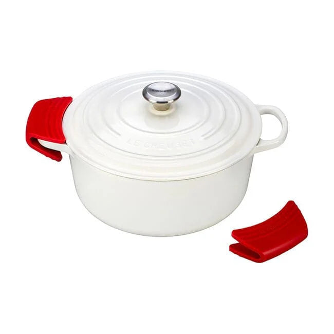 Le Creuset Cerise Silicone Pot Grips