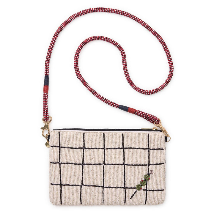 Leila Martini + Caviar Seed Bead Clutch