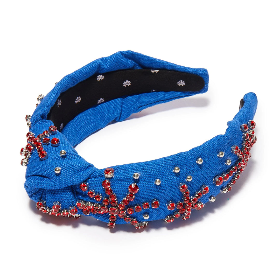 Lele Sadoughi - Crystal Firework Knotted Headband