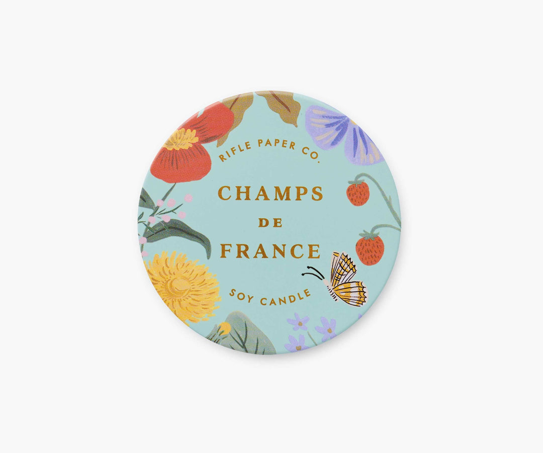 Rifle Paper Co. Champs De France Tin Candle