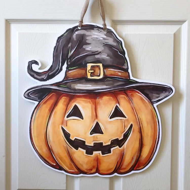 Home Malone Jack-O-Lantern Door Hanger