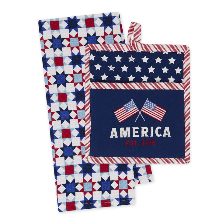 America Potholder Gift Set