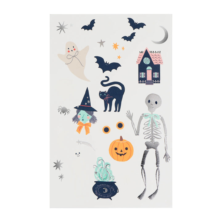 Meri Meri Halloween Icons Temporary Tattoos