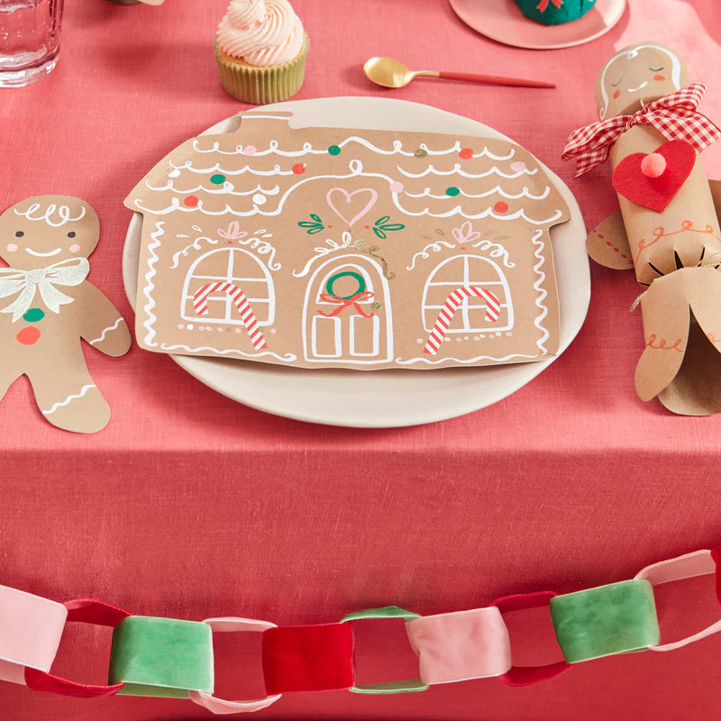 Meri Meri Gingerbread House Paper Plates