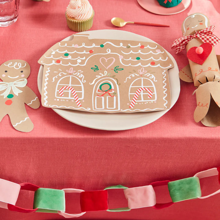 Meri Meri Gingerbread House Paper Plates
