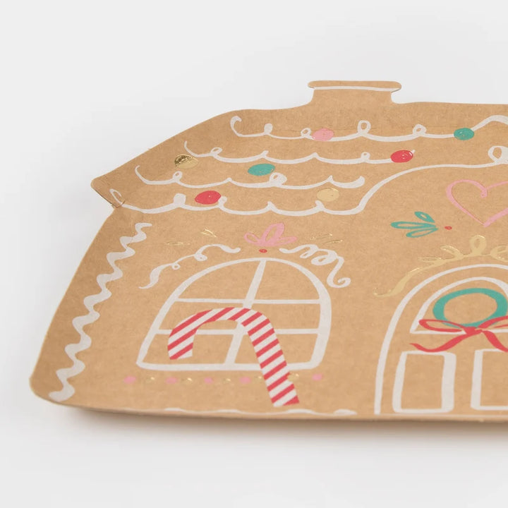 Meri Meri Gingerbread House Paper Plates