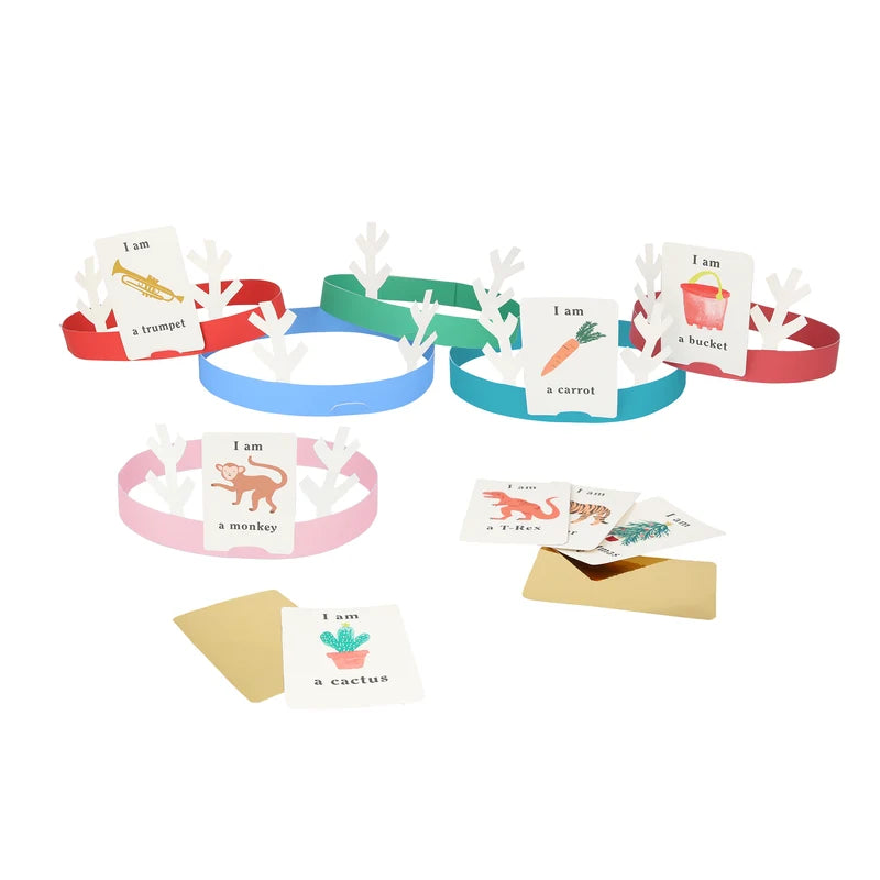 Meri Meri Santa, Reindeer, and Tree Crackers