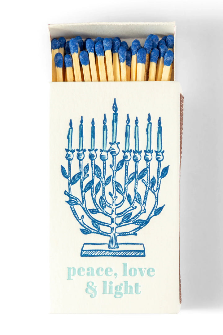 Color Box Design Menorah Matches