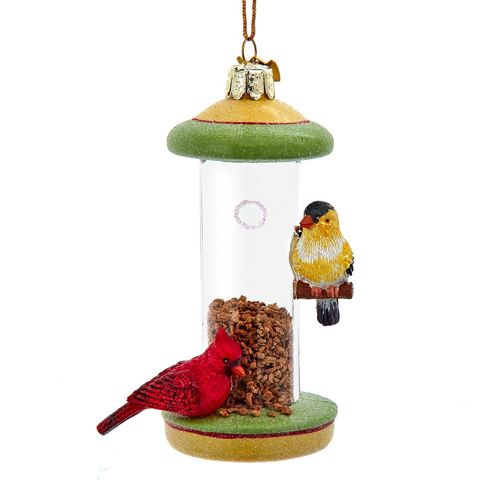 Kurt Adler Noble Gems™ Glass Bird Feeder Ornament