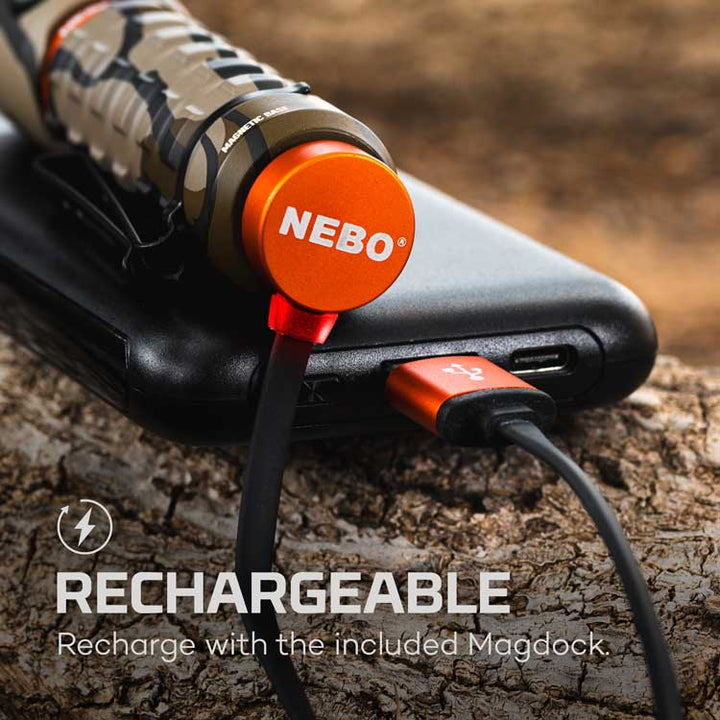 Nebo Torchy MossyOak 2K Rechargeable Pocket Flashlight