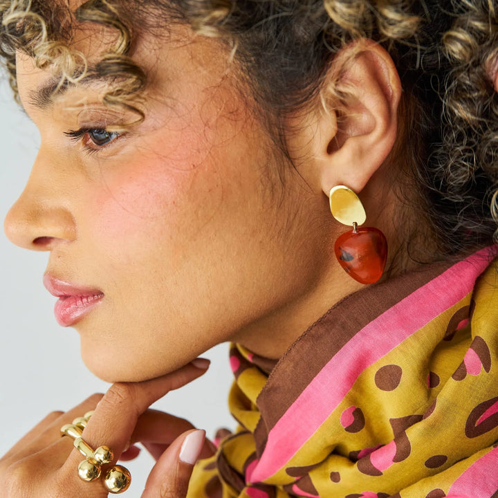 Nina Resin Drop Earrings