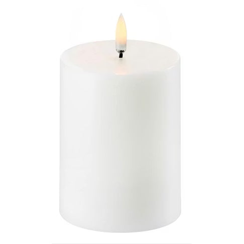 Uyuni Lighting Nordic White LED Pillar Candle