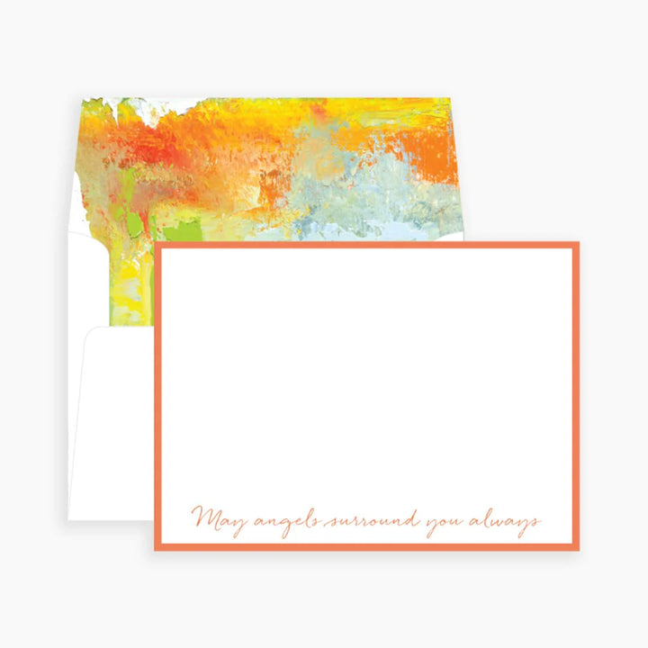 Anne Neilson Home May Angels Surround You Notecards