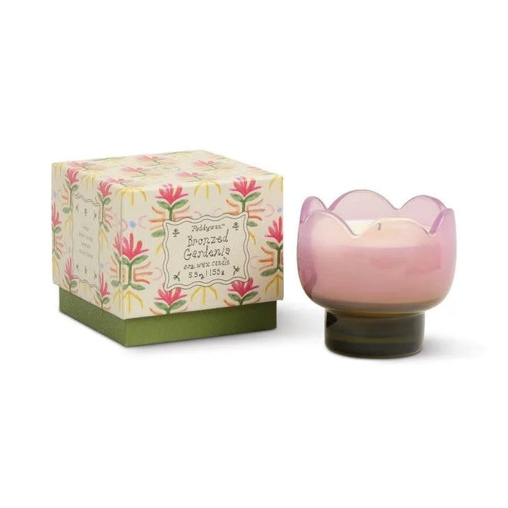 Paddywax Tulip Glass Candle