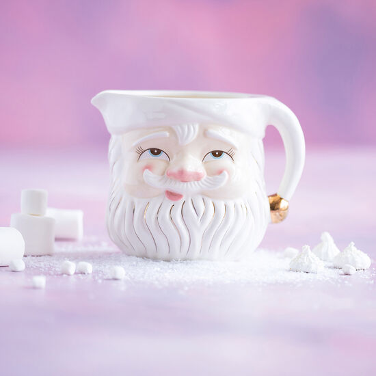 Glitterville Papa Noel Pitcher