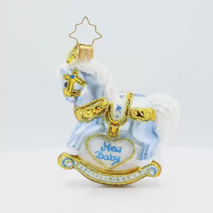 Christopher Radko Baby's First Foal Gem Ornament