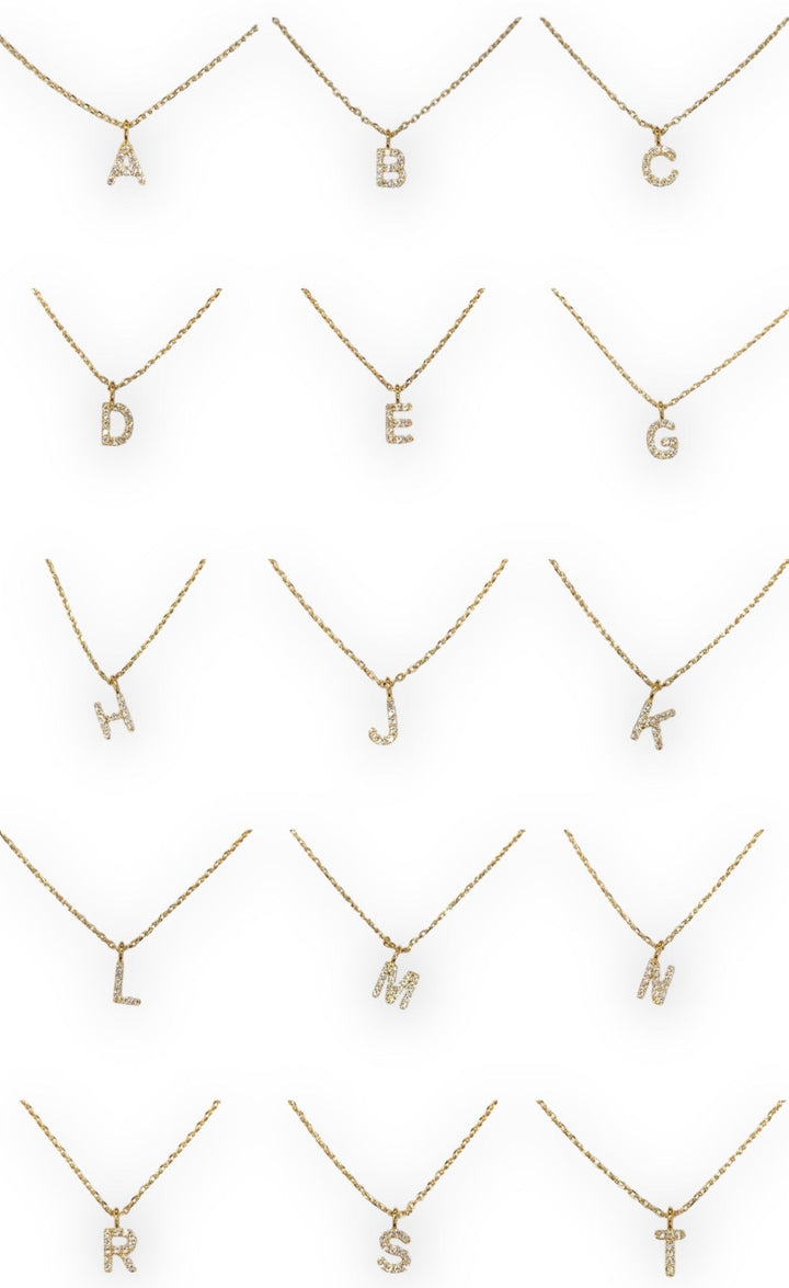 Theia Gold Initial Necklace