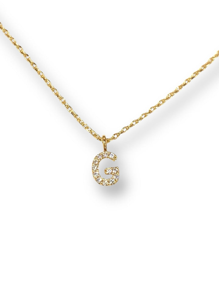 Theia Gold Initial Necklace