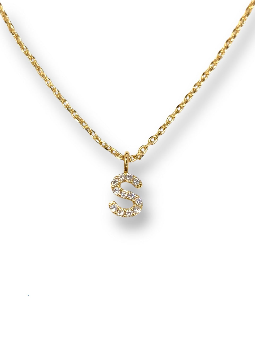 Theia Gold Initial Necklace
