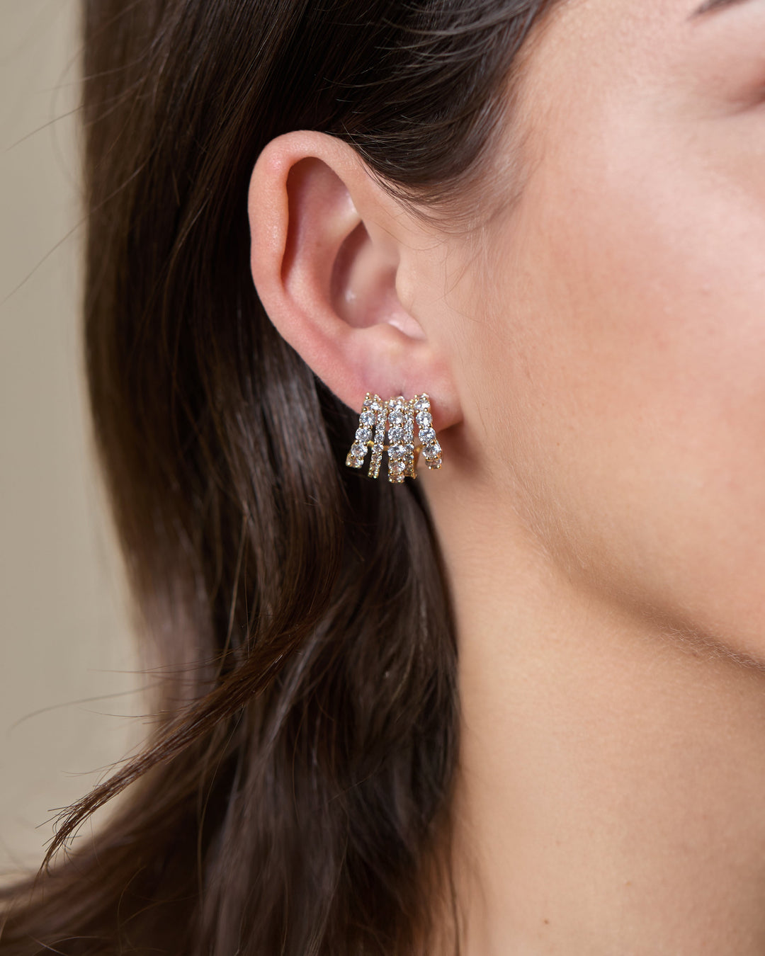 Theia Maeve Quintuple Hoop Earring
