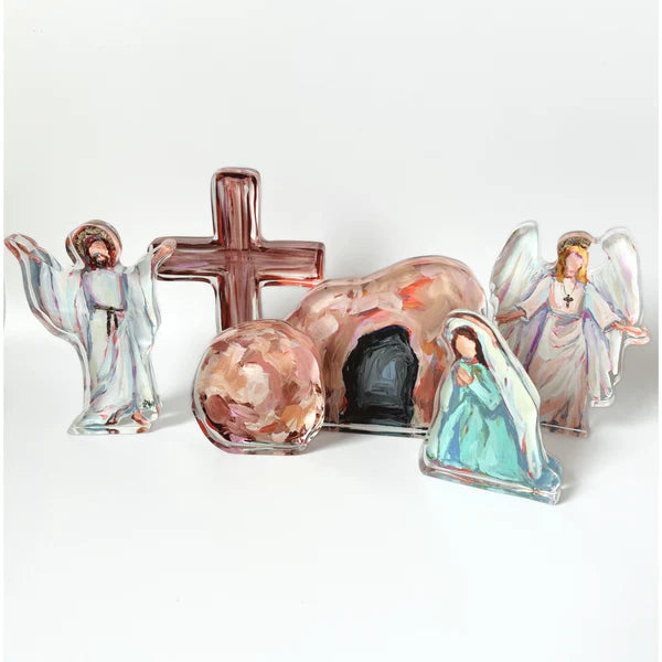 Lauren Dunn Old Rugged Acrylic Cross-Resurrection Set Add-On