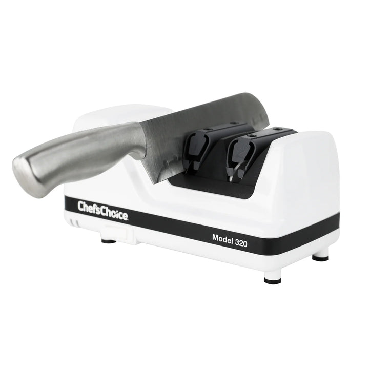 Chef'sChoice Model 320 2-Stage Professional Electric Knife Sharpener with Diamond Hone