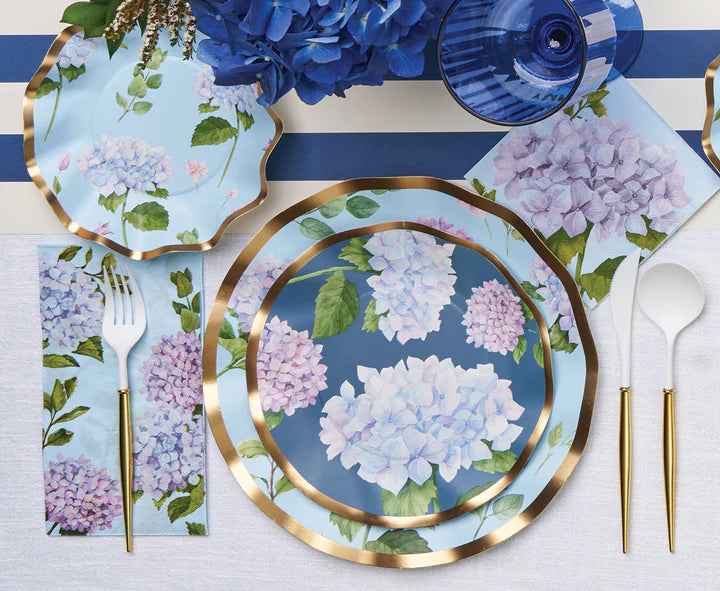 Sophistiplate Hydrangea Salad Paper Plate