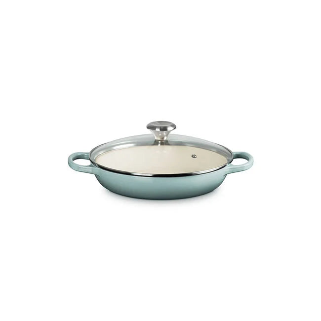 Le Creuset Round Braiser with Glass Lid