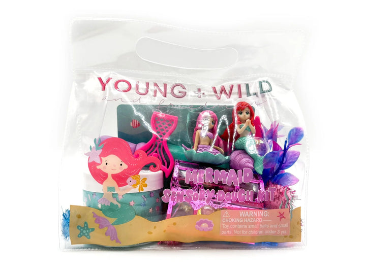 Young + Wild & Friedman Mermaid Sensory Dough Bag