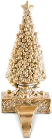 Antique Gold Tree Stocking Holder
