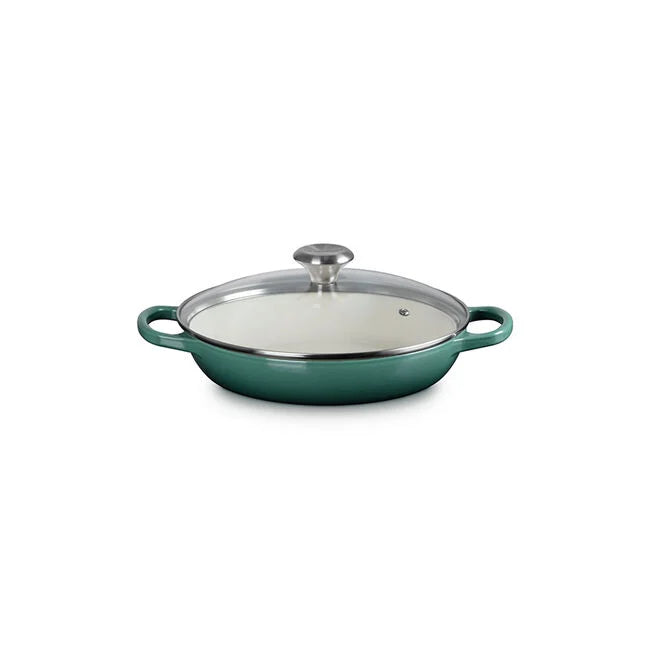 Le Creuset Round Braiser with Glass Lid