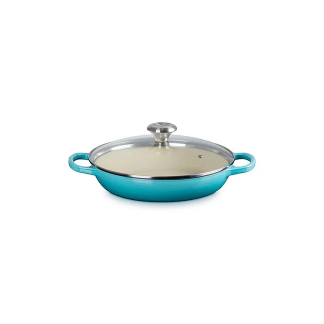 Le Creuset Round Braiser with Glass Lid