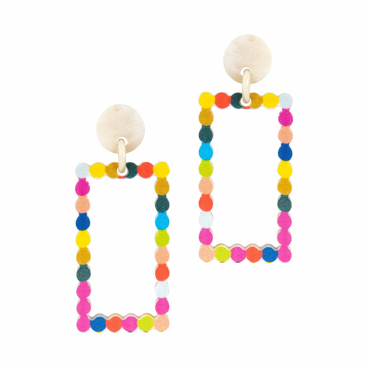 Sunshine Tienda Colorful Dot Dangles