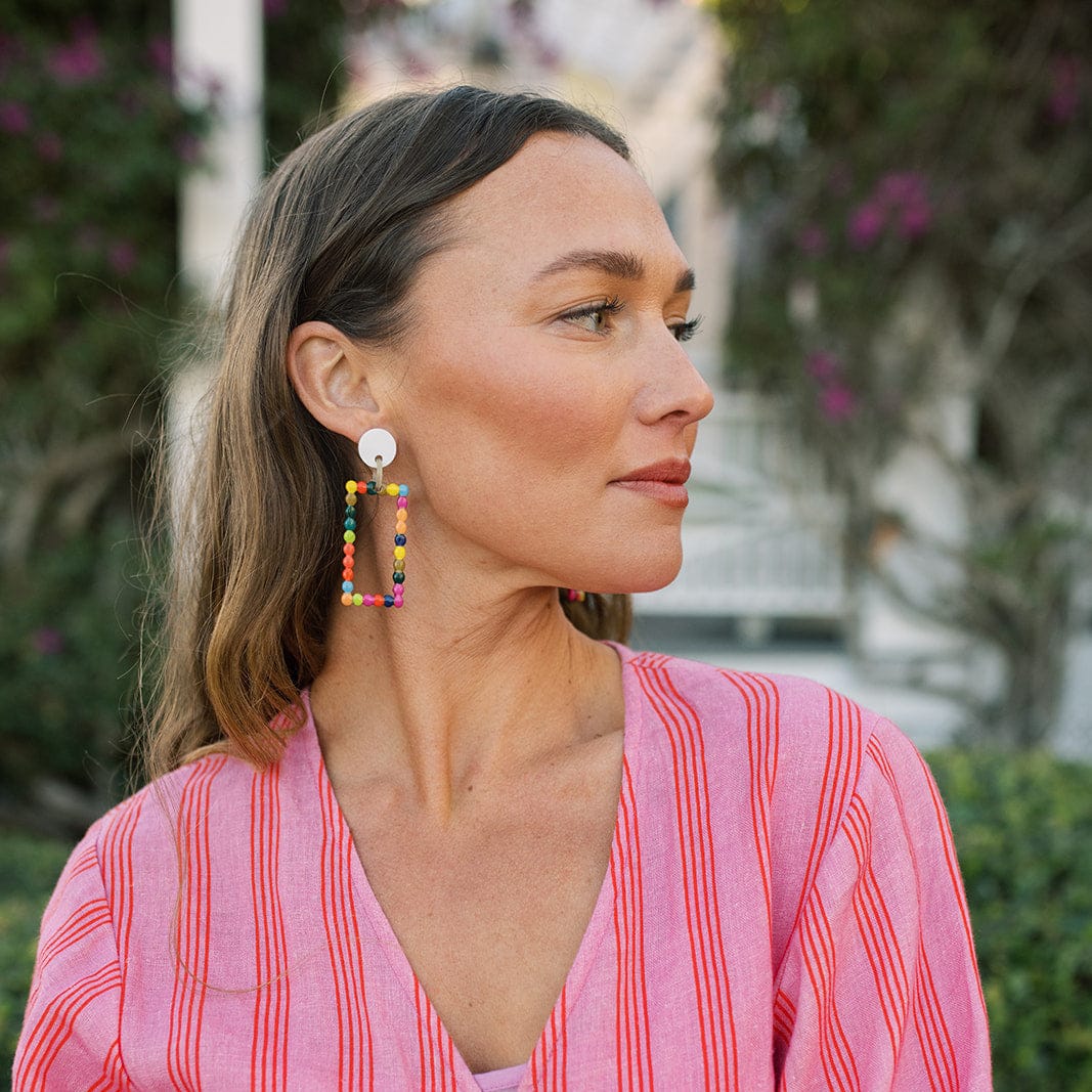 Sunshine Tienda Colorful Dot Dangles