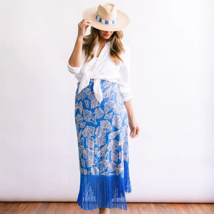 Sunshine Tienda Mermaid Ruby Fringe Sarong