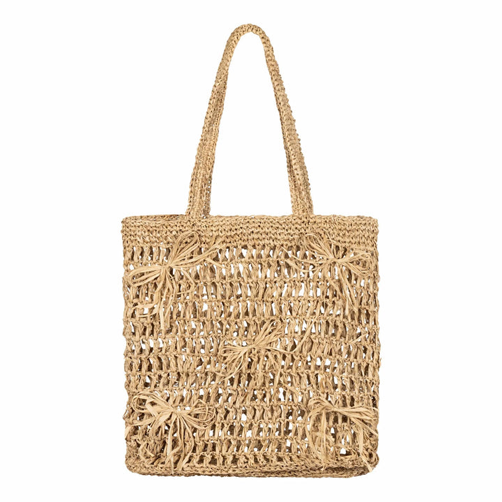 Sunshine Tienda Raffia Ribbon Tote