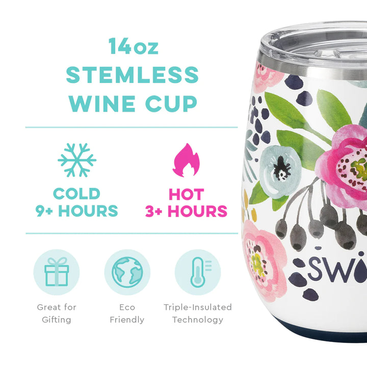 Swig Life - Stemless Wine Cup - Primrose