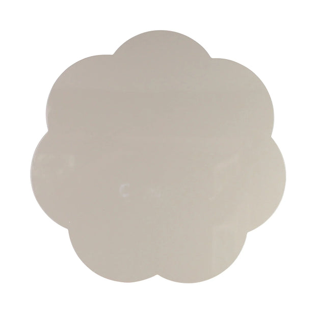 Addison Ross - Large Scallop Lacquer Placemat - Cappuccino